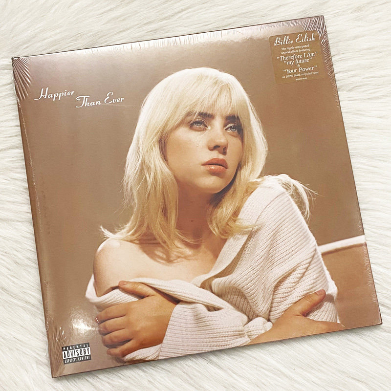 现货碧梨新专辑专辑billieeilishhappierthanever2lp音乐cd