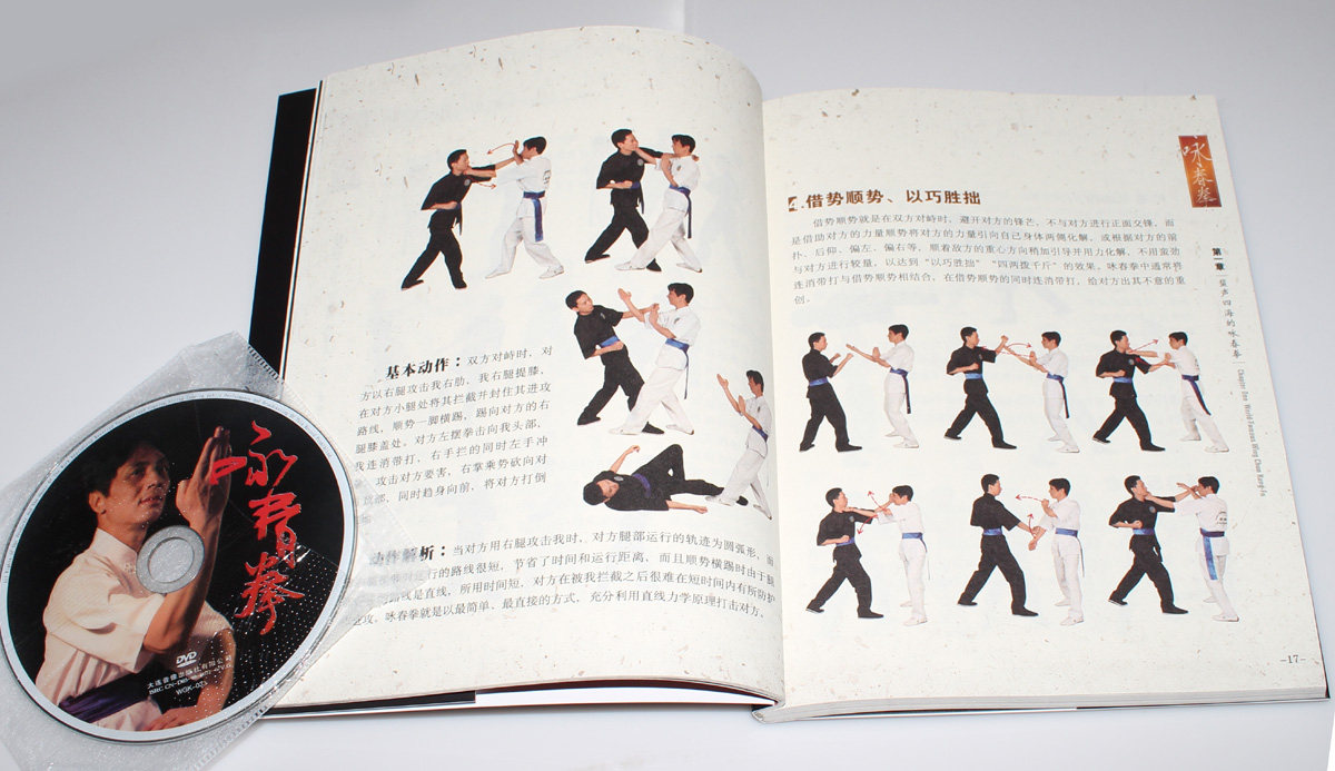 入门武术咏春永春拳书籍 拳谱武术近身擒拿格斗自卫健身防身术教学书