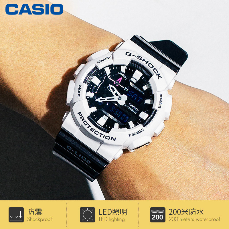 运动卡西欧gax-100a男士手表g-shock时尚潮流防水防震日韩腕表
