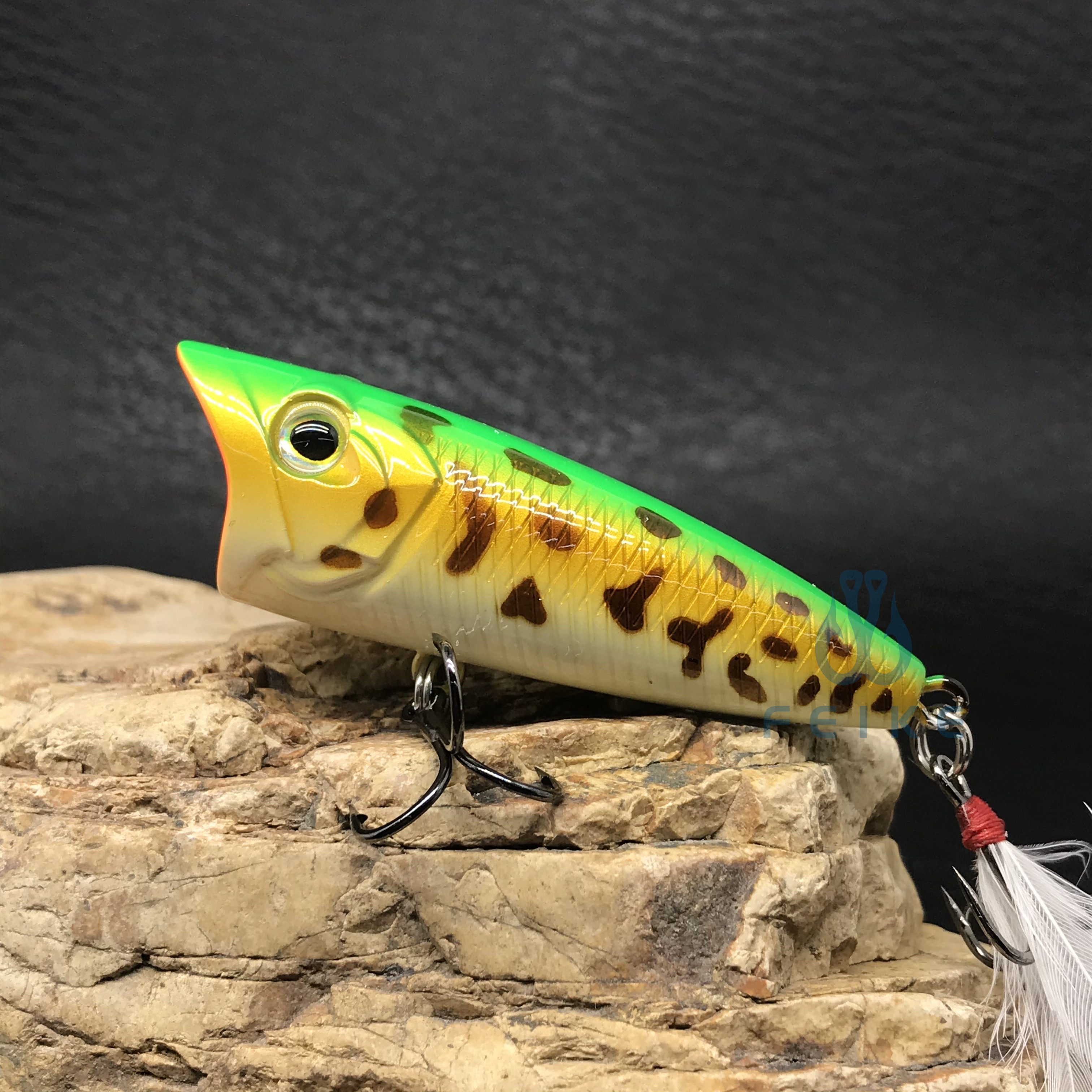 浮水远投路亚水面反应饵波爬波扒波趴波翘嘴路亚饵