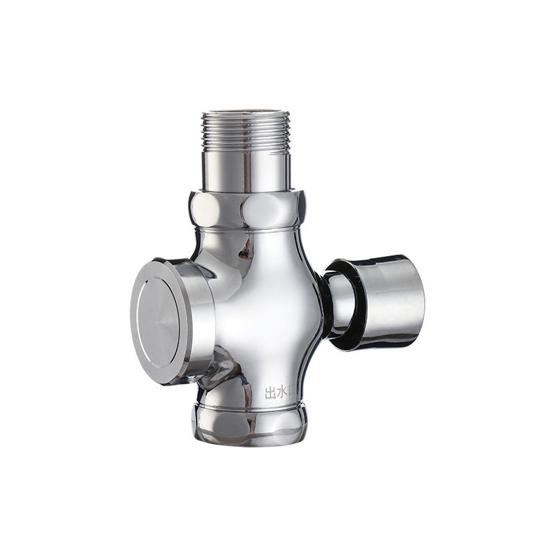 手按式全铜冲水阀厕所小便池脚踏式蹲便器延时冲洗阀大便老式阀门