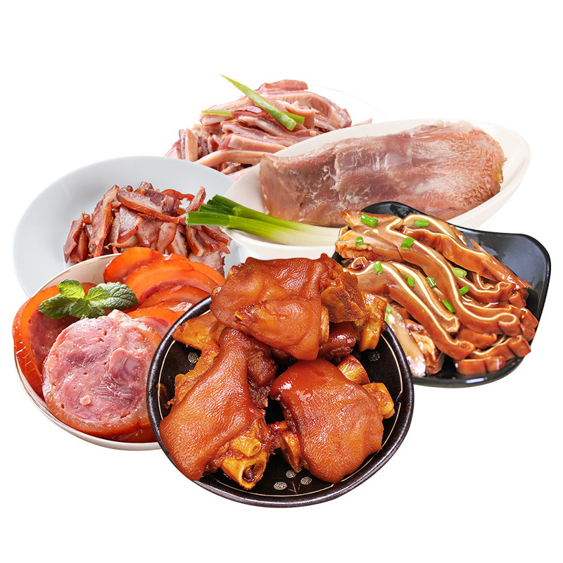 老杜上海熟食卤味特产礼盒1720g亲友送礼年货半成品礼盒套装