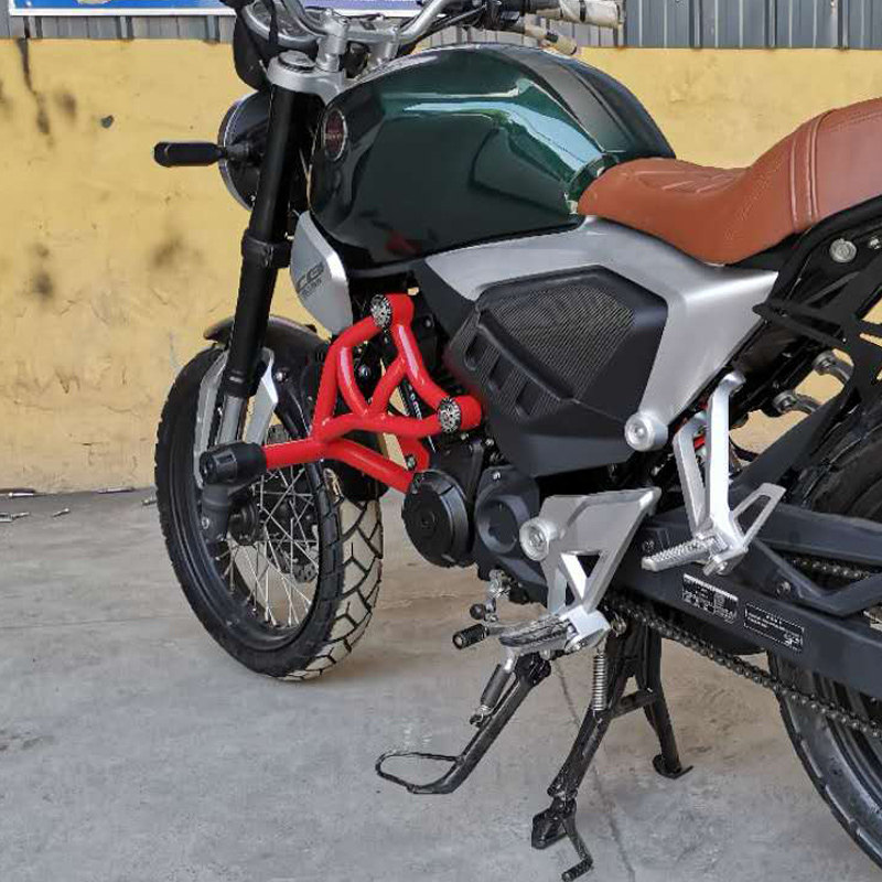 适用于五羊本田鸷道190ss保险杠改装cb190ss摩托车防摔摩托车保险杠