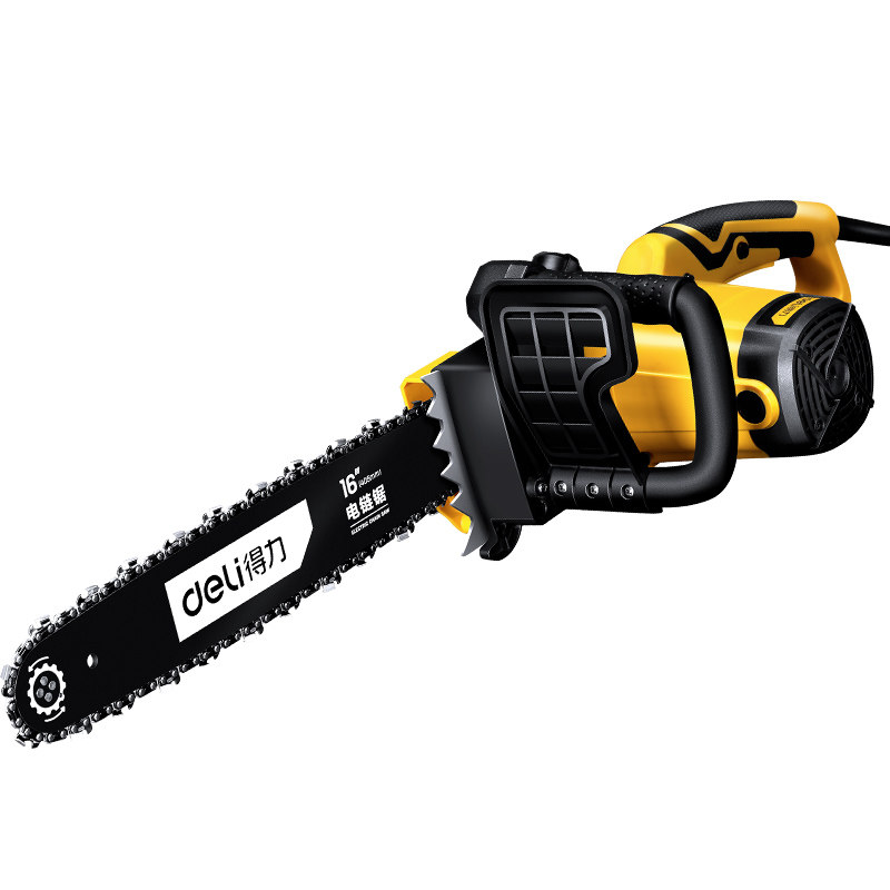得力电锯伐木锯汽油锯家用小型手持电链锯切割锯手提电