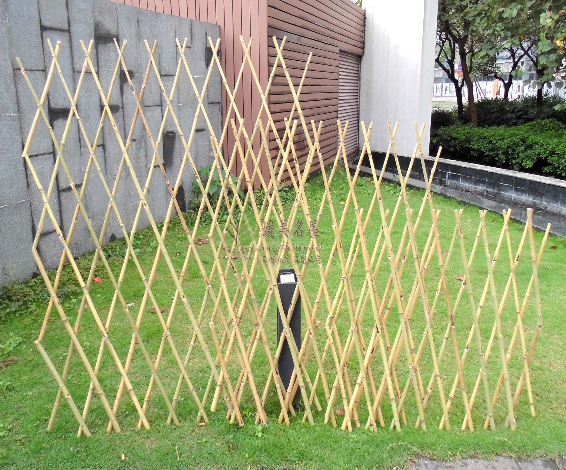 125米高可拉拉伸竹子篱笆规格菜园阳台栏栅大型篱笆