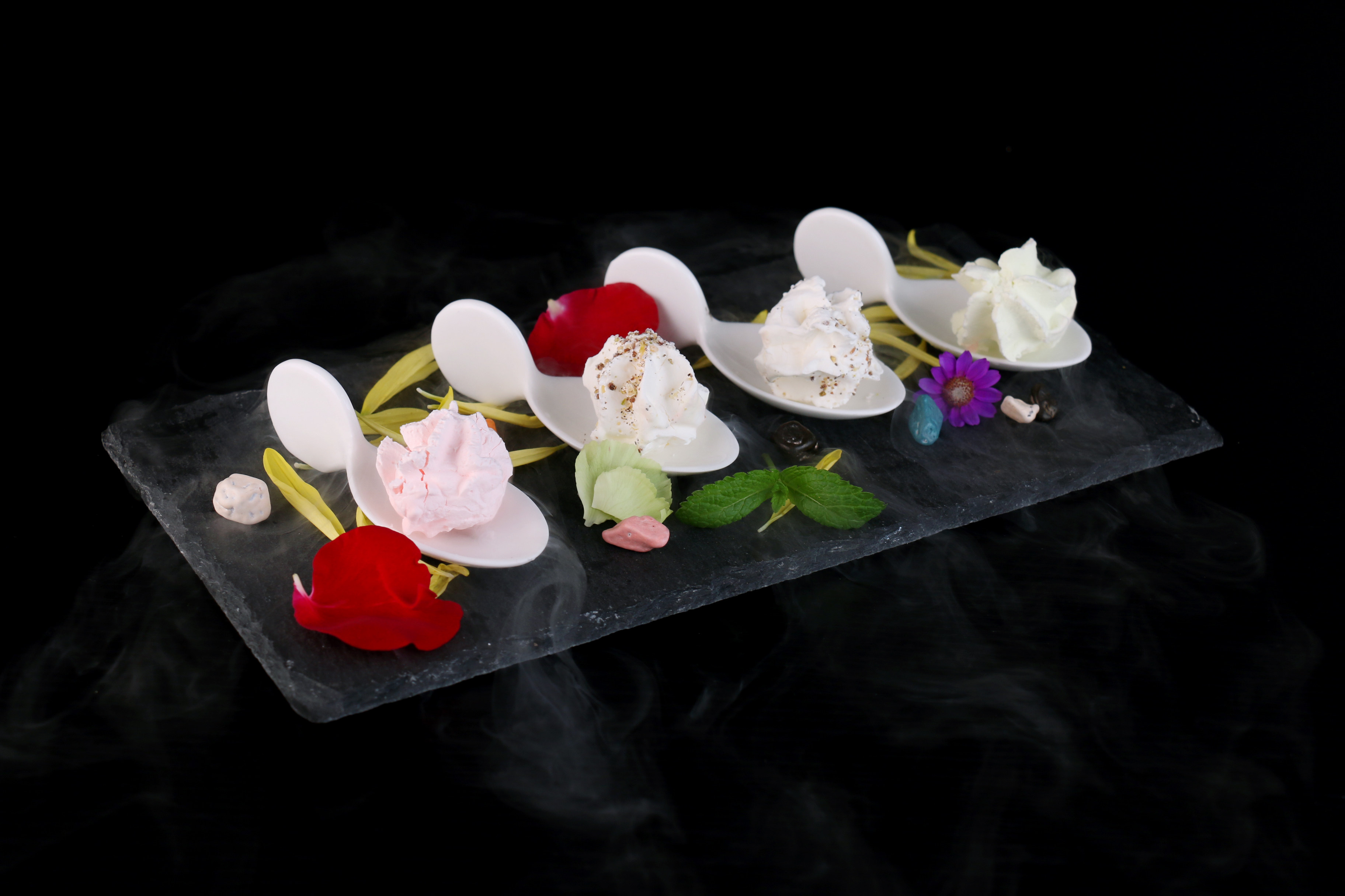 分子美食意境餐具水果胶囊鱼子弯勺创意个性火锅店叉