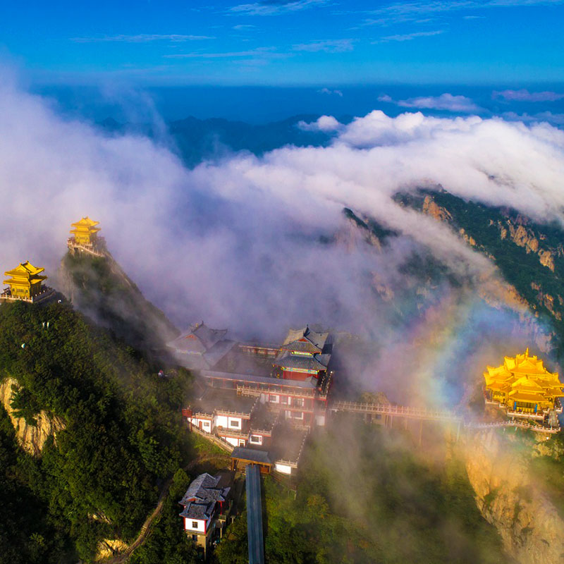 老君君山大门门票风景风景名胜名胜区河南洛阳栾川