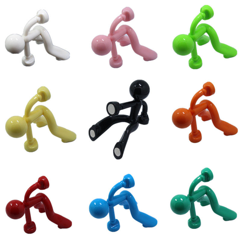 小人创意爬墙磁铁钥匙彩色强磁吸小超强吸铁钥匙扣