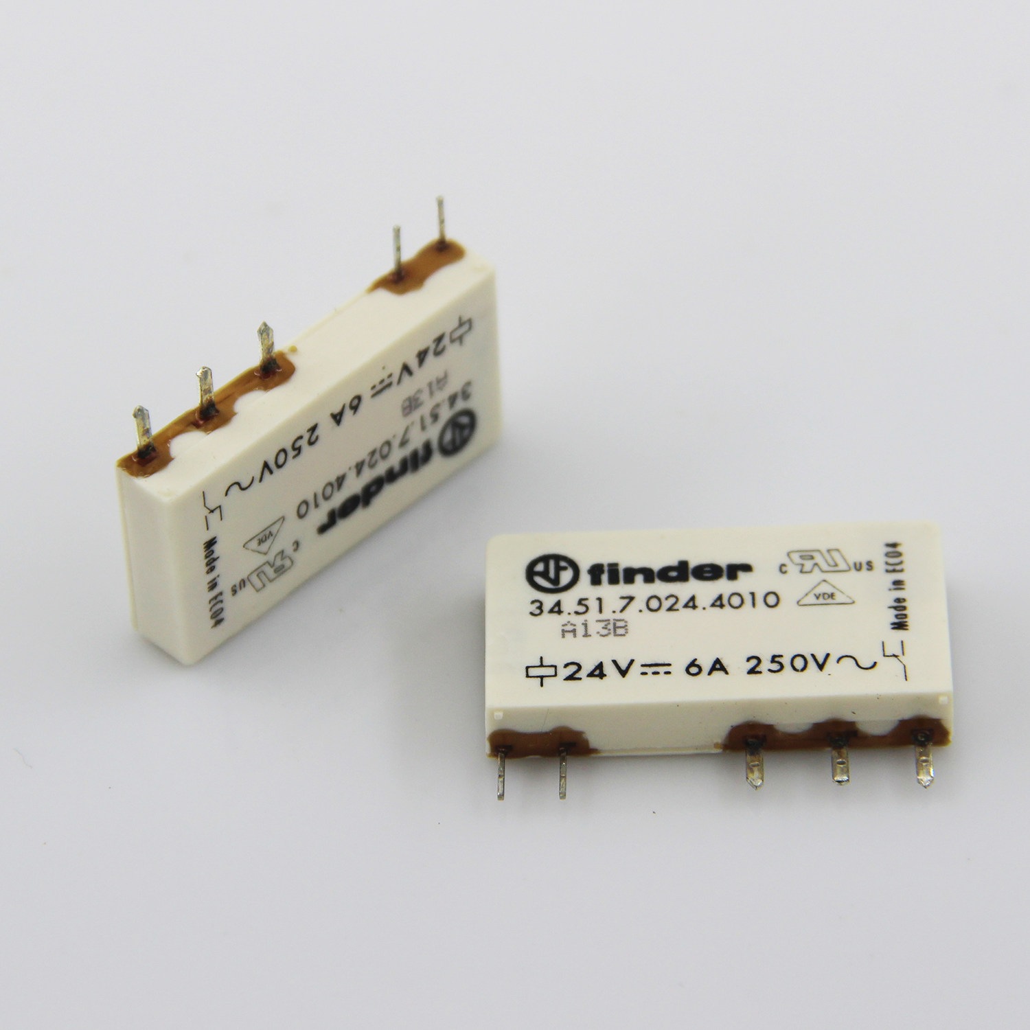 345170240010意大利finder超薄型继电器dc24v原装进口继电器