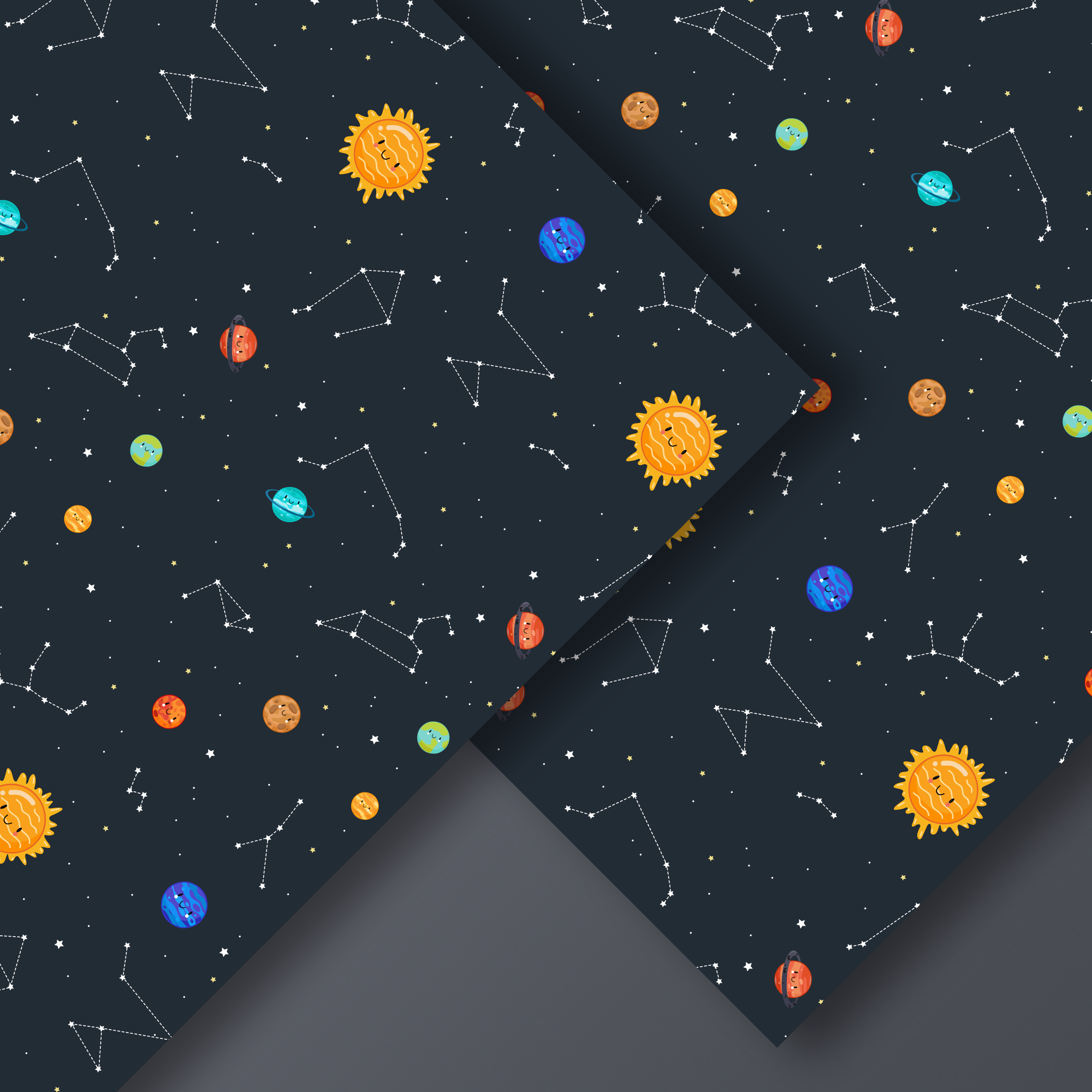 星空原创创意创意设计设计师生日礼物小礼礼品礼品包装包装纸