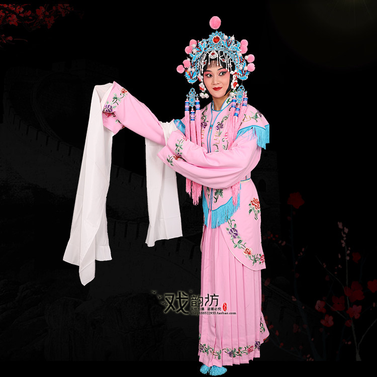 京剧戏曲舞台演出服醉打金枝皇后贵妃醉酒五彩民族服装