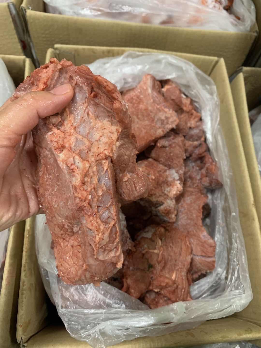新鲜冷冻半熟牛肉20斤大块牛碎肉饭店商用生牛肉半成品 包邮