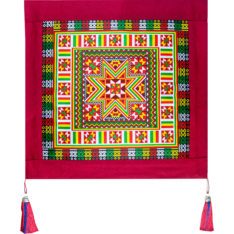 瑶族特色刺绣挂画绣花挑花装饰品民族风民宿酒吧苗族织锦