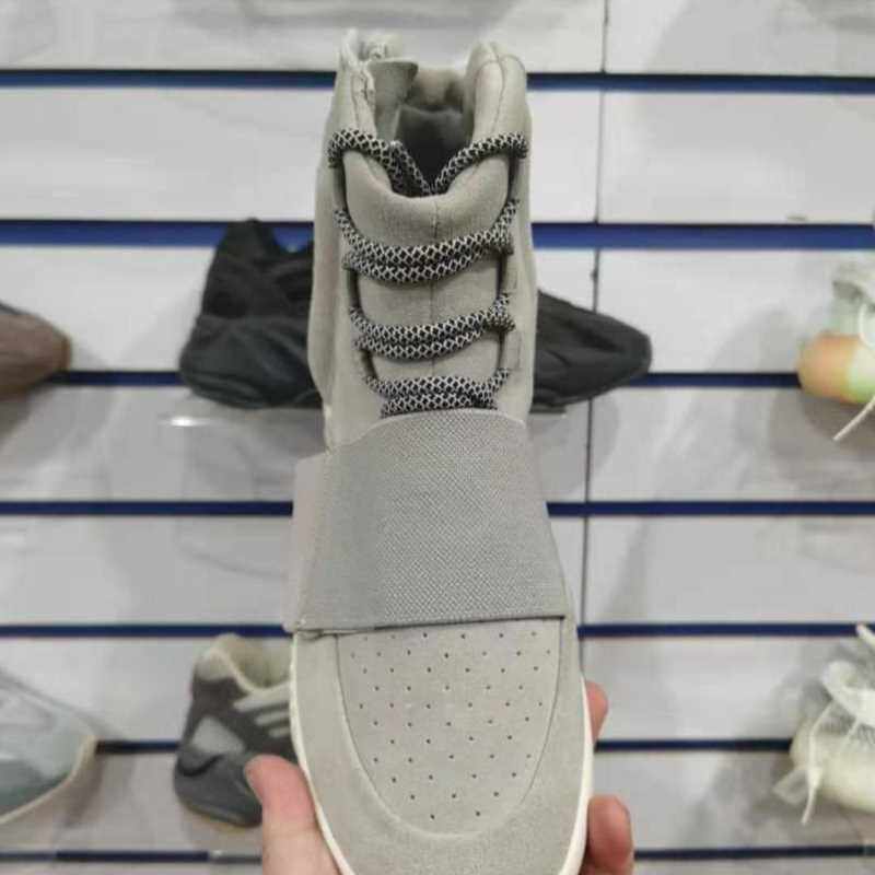 han yezi汉椰子750高帮男鞋子冬季潮鞋真爆魔术贴机车风黑武士