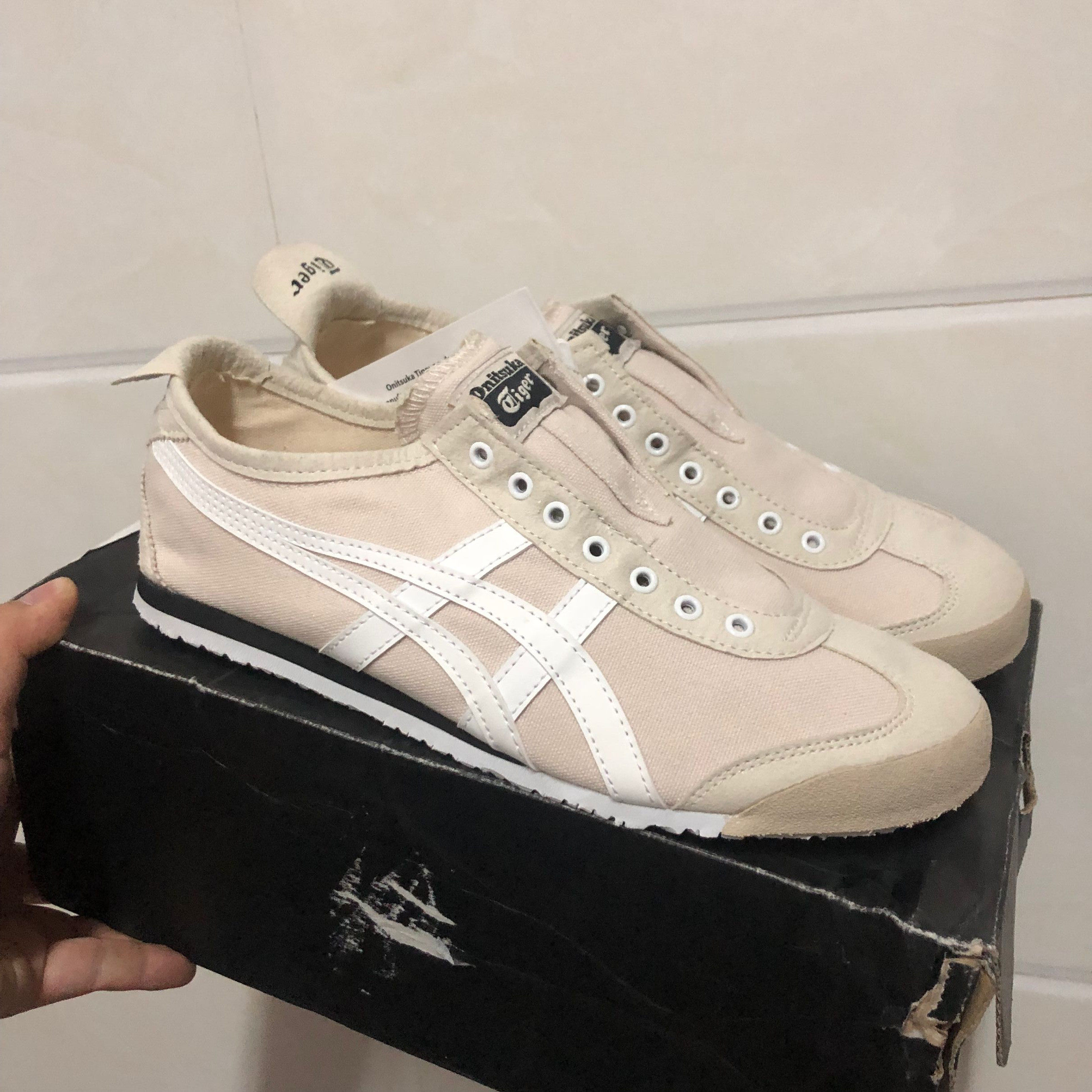 onitsukatiger鬼冢虎一脚脚蹬男女懒人mexico66th1b2nd3k0n运动休闲鞋