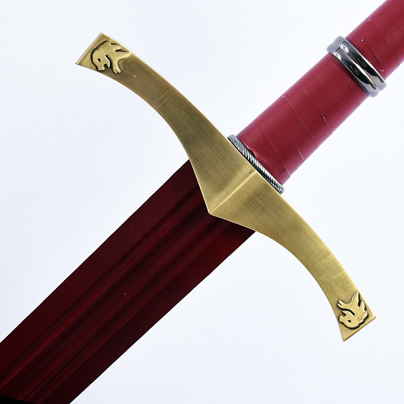 影视冰与火之歌 权利的游戏红色守誓剑 詹姆配剑 收藏道具未开刃