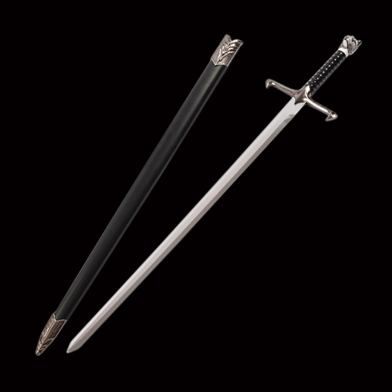 权利游戏冰与火之歌带鞘长爪剑冰原冰原狼狼剑武器游戏实物周边