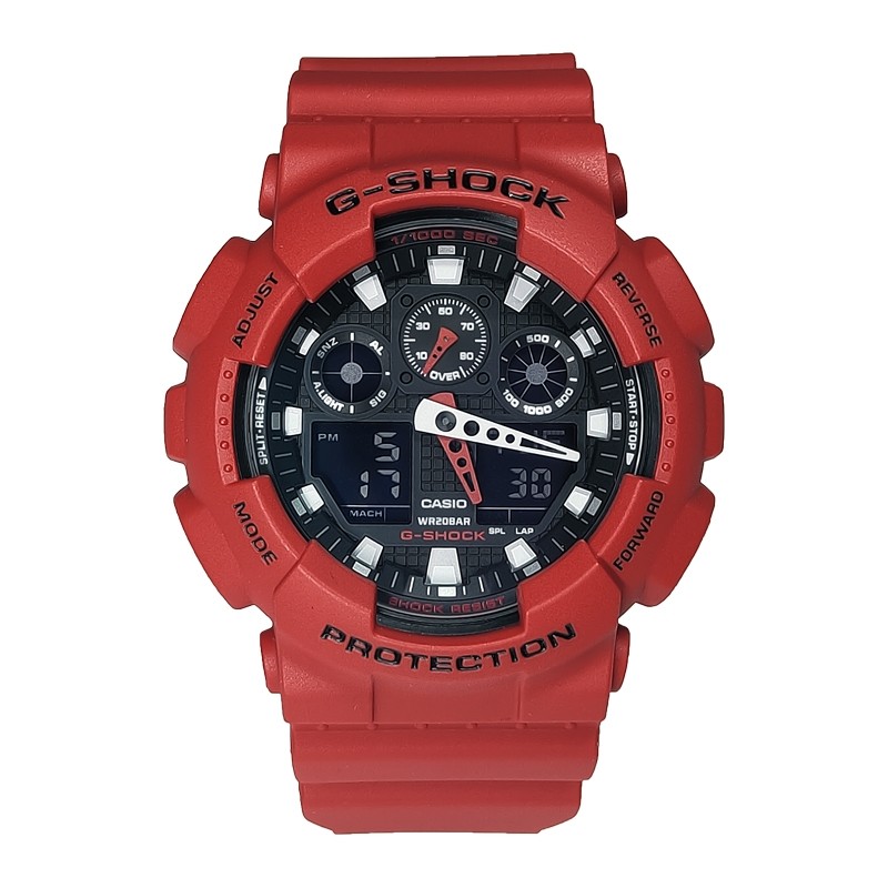 卡西欧gax100 白武士学生手表男潮汐月相gax 100a ga100cf gbx - 爱购