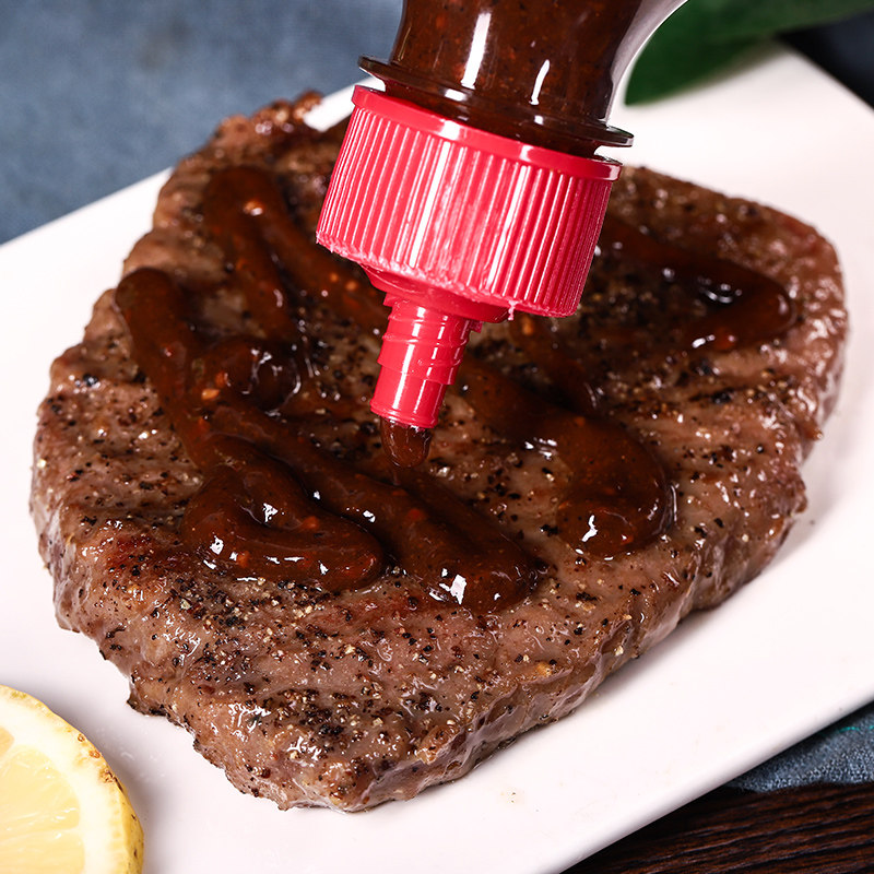 味满园黑胡椒酱牛排酱家用调味酱料汁黑椒酱意大利面酱手抓饼2瓶