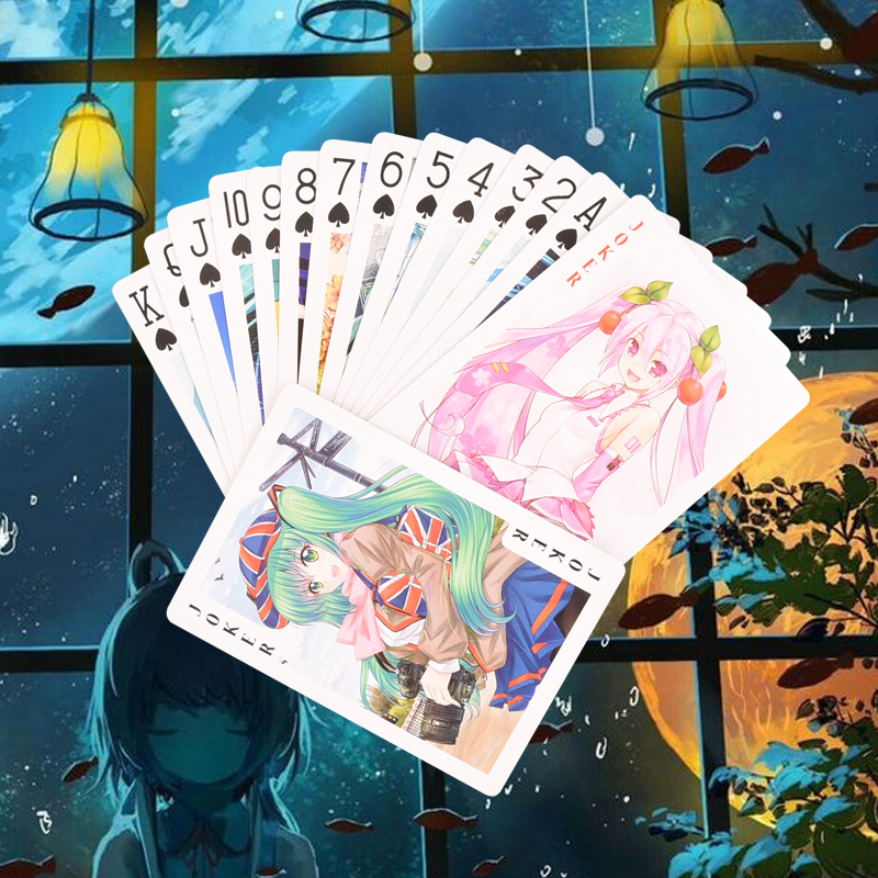 约会大作作战夏目友人帐扑克纸牌动漫周边二次元你的名字轻音扑克