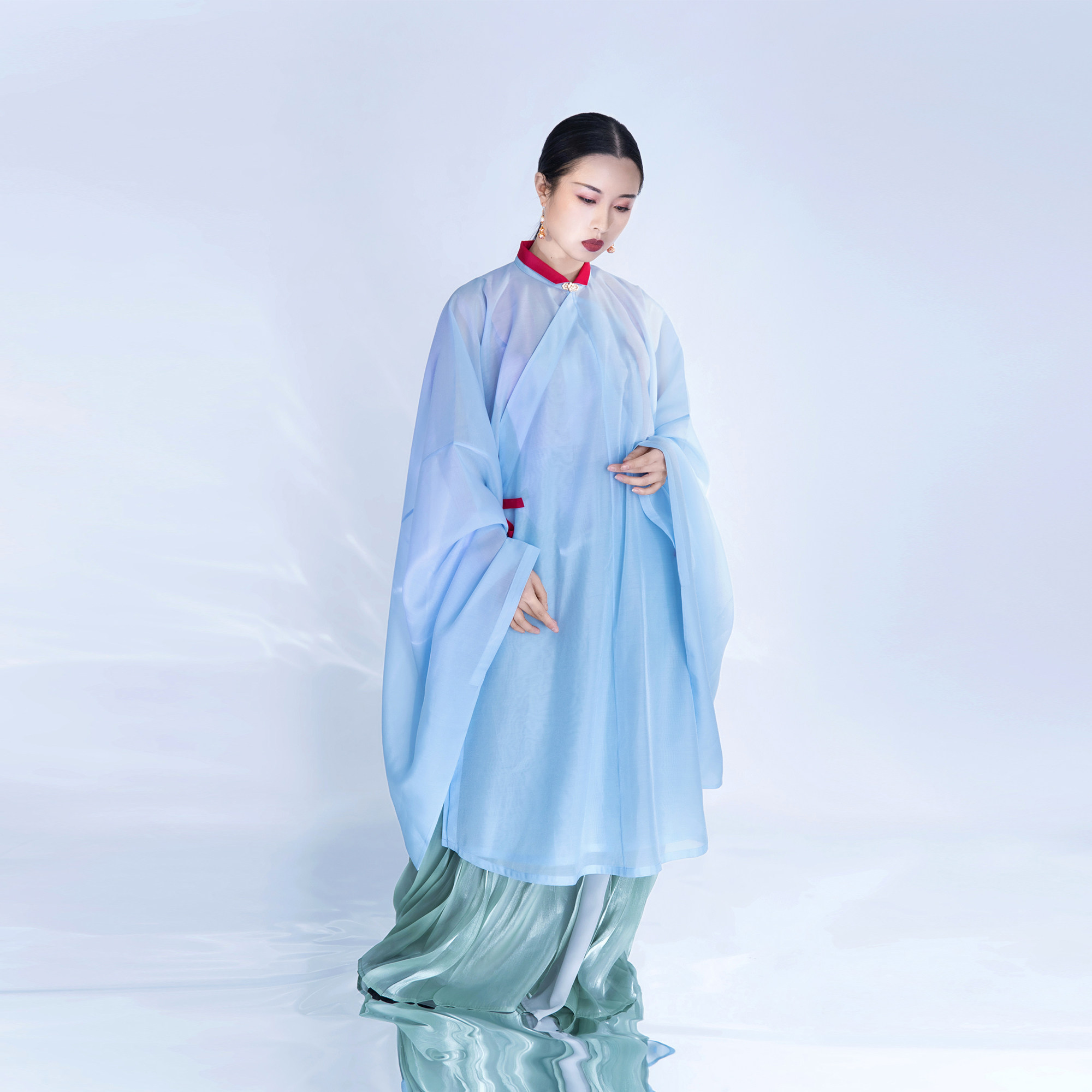 花下有期春樊原创传统汉服女中国风明制纯色民族服装