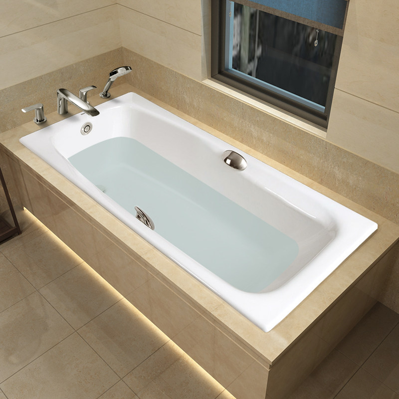toto铸铁浴缸嵌入式17米搪瓷家用成人日式防滑普通浴缸