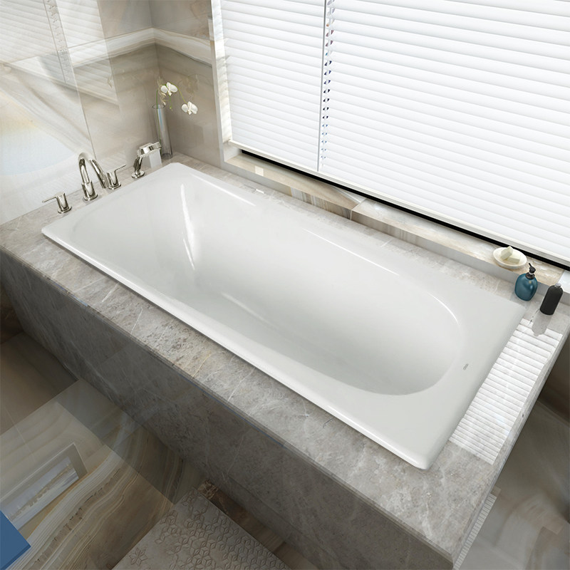 toto铸铁浴缸嵌入式家用日式深泡小户浴池15m16普通浴缸