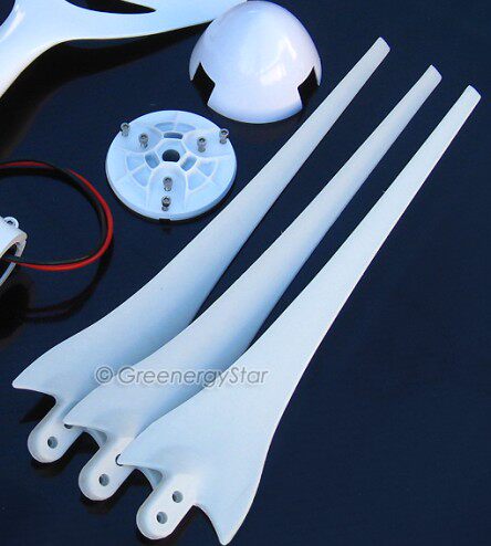 风力发电机叶片包邮300w自制风能涡轮配件diy风力发电机