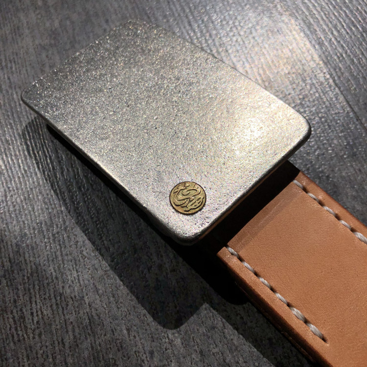 tenjinworks日本天神works超厚枥木牛皮复古古铜腰带