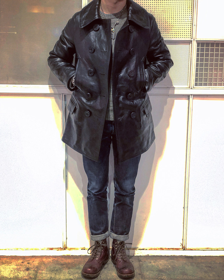 finecreekleather复刻元年走路带风重磅茶芯马皮皮衣