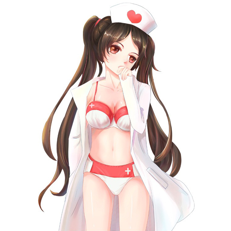小护士文胸套装内衣内裤性感日系可爱聚拢制服诱惑动漫萌少女cos