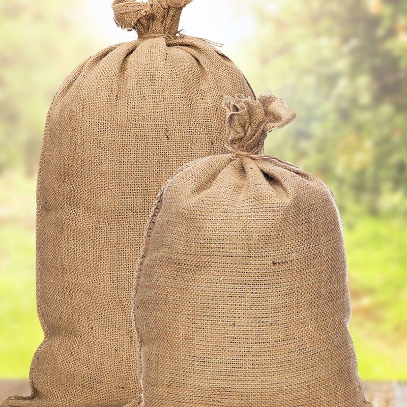 麻包老式麻袋麻布布袋黄麻编织袋环保加厚耐磨麻布袋