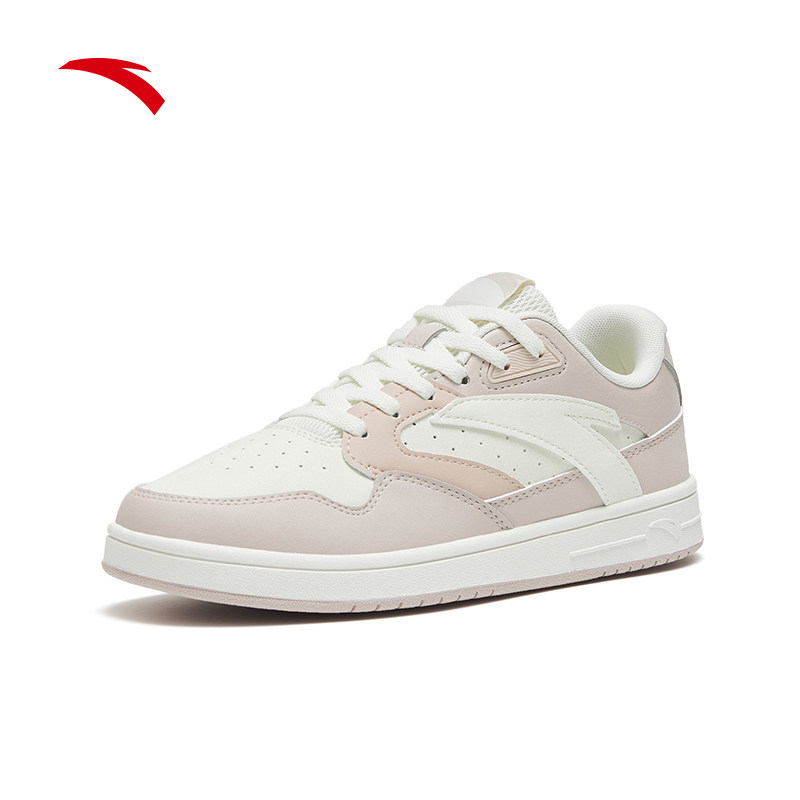 安踏黑白休闲运动休闲百搭熊猫黑白熊平底小街新款板鞋