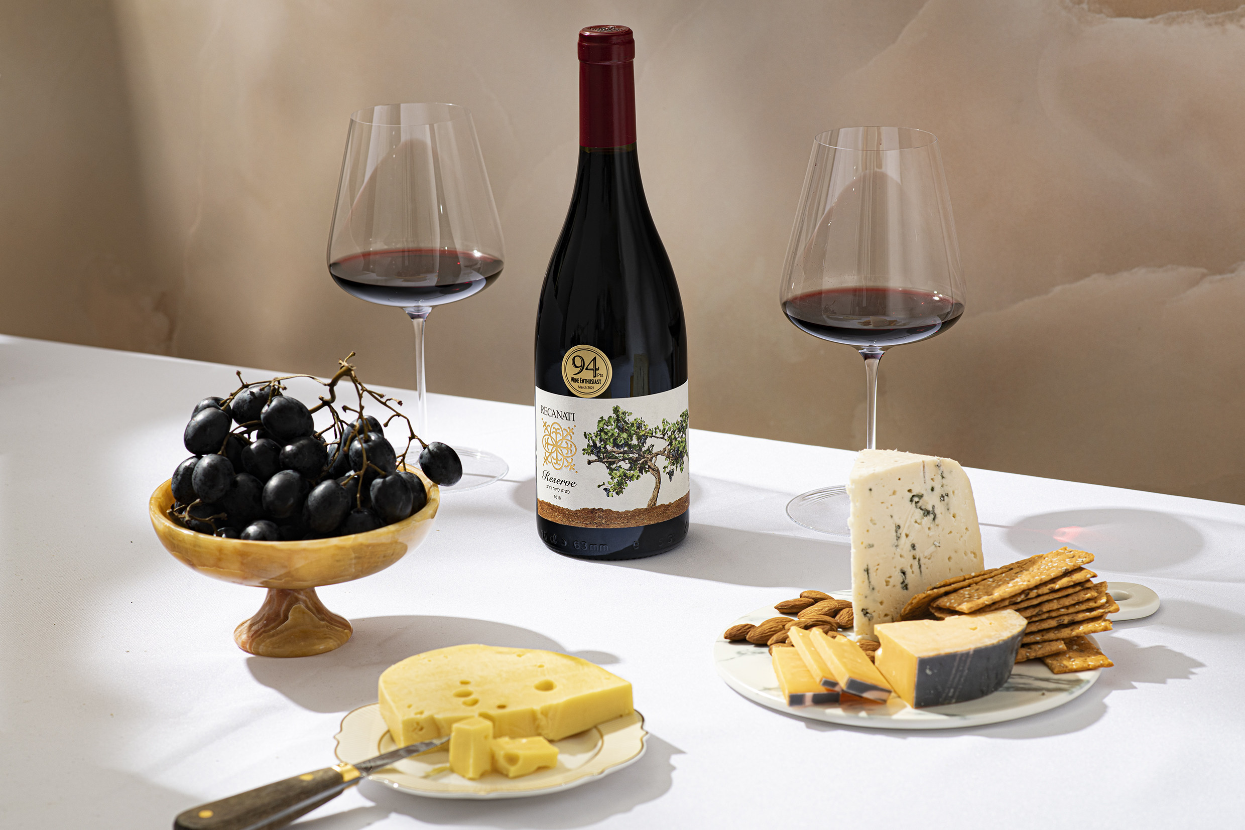 recanatipetitsirahreserve2018珍藏小希希拉干红kosher干红静态葡萄