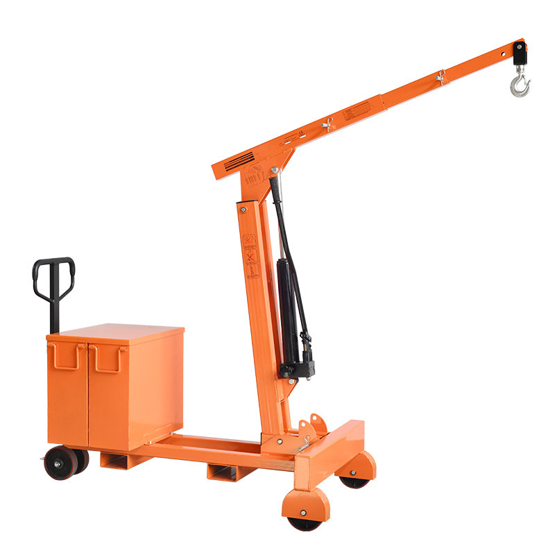 吊车锐励无腿配重式单重型电动单臂吊移动式液压液压装卸车