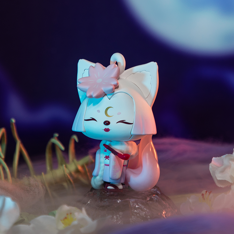 樱花现货阿狸盲盒夜行公仔手办摆件潮流玩具潮玩盲盒