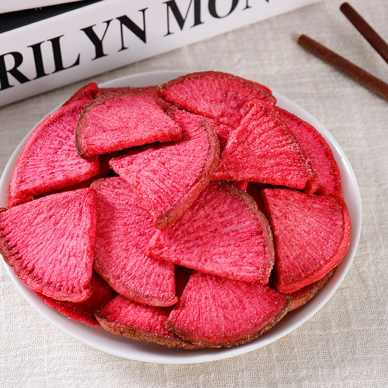 脱水红心萝卜干即蔬菜干果果蔬脆片500g袋装蔬果干