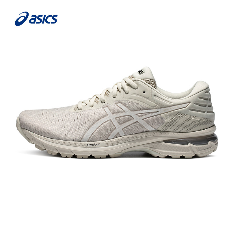 asics亚瑟士男鞋gelpursue米白缓冲透气运动鞋1011b254201跑步鞋