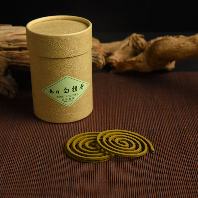 日本香堂nipponkodo伽罗系列盘香家用沉香高端卷香香薰香料