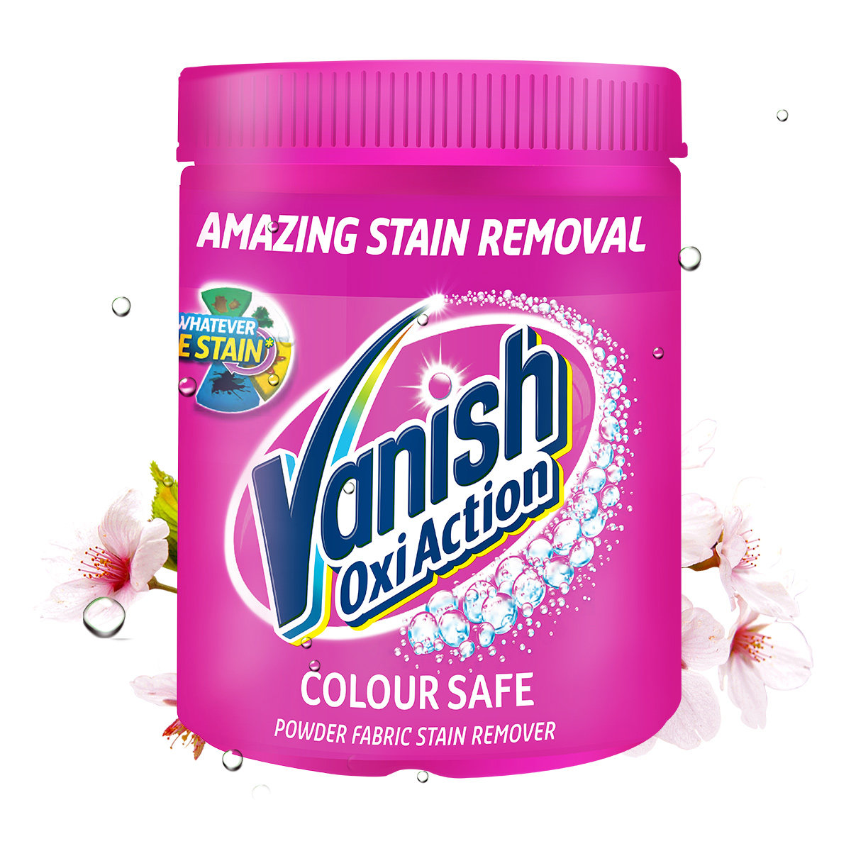 vanish渍无踪彩漂剂白色彩色衣物通用去黄去渍粉洗衣神器1kg