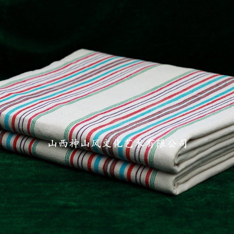 山西浮山传统古法手织织布手工粗布双人双人床其他特色工艺品