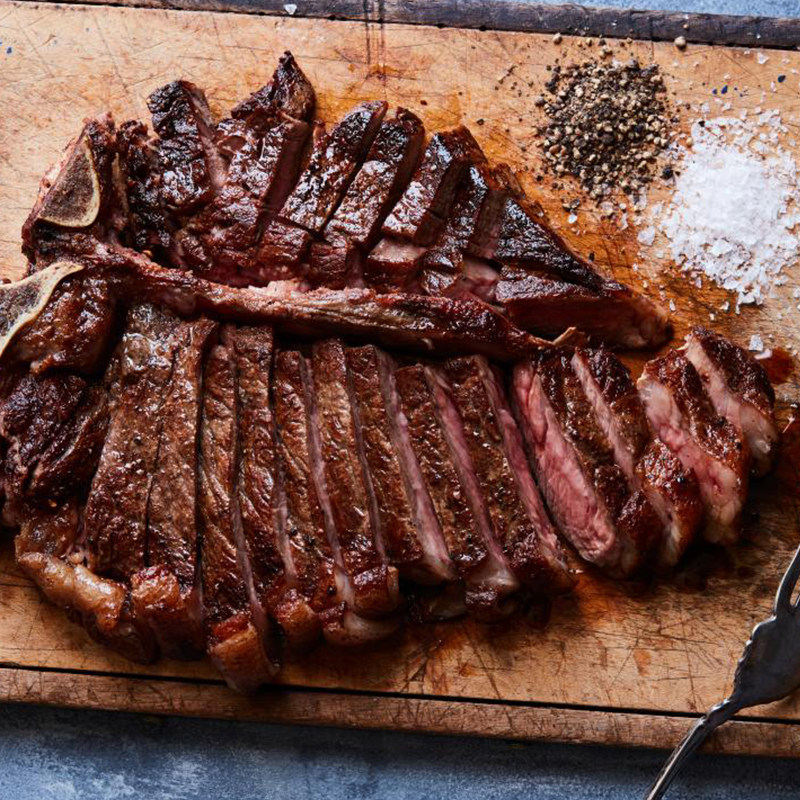 干式熟成28天谷饲安格格斯m2m3骨厚牛排米其林牛排