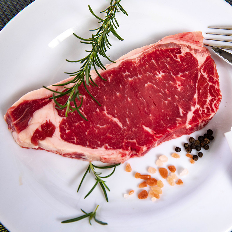 澳洲进口湿式熟成21天谷饲120天冷眼肉牛牛排牛排