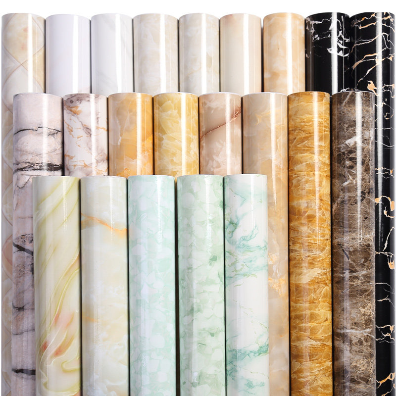 领爵仿大理石贴纸厨房台面桌子家具翻新贴纸加厚防水浴室墙纸自粘