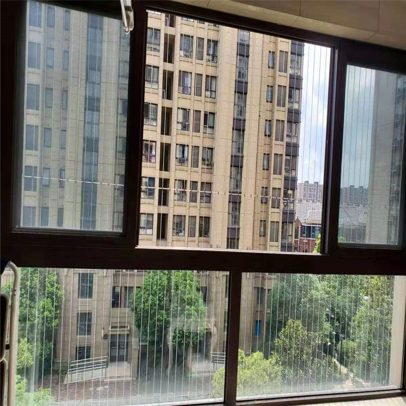 上海隐形防护网高层阳台防盗窗儿童飘窗窗户安全防护