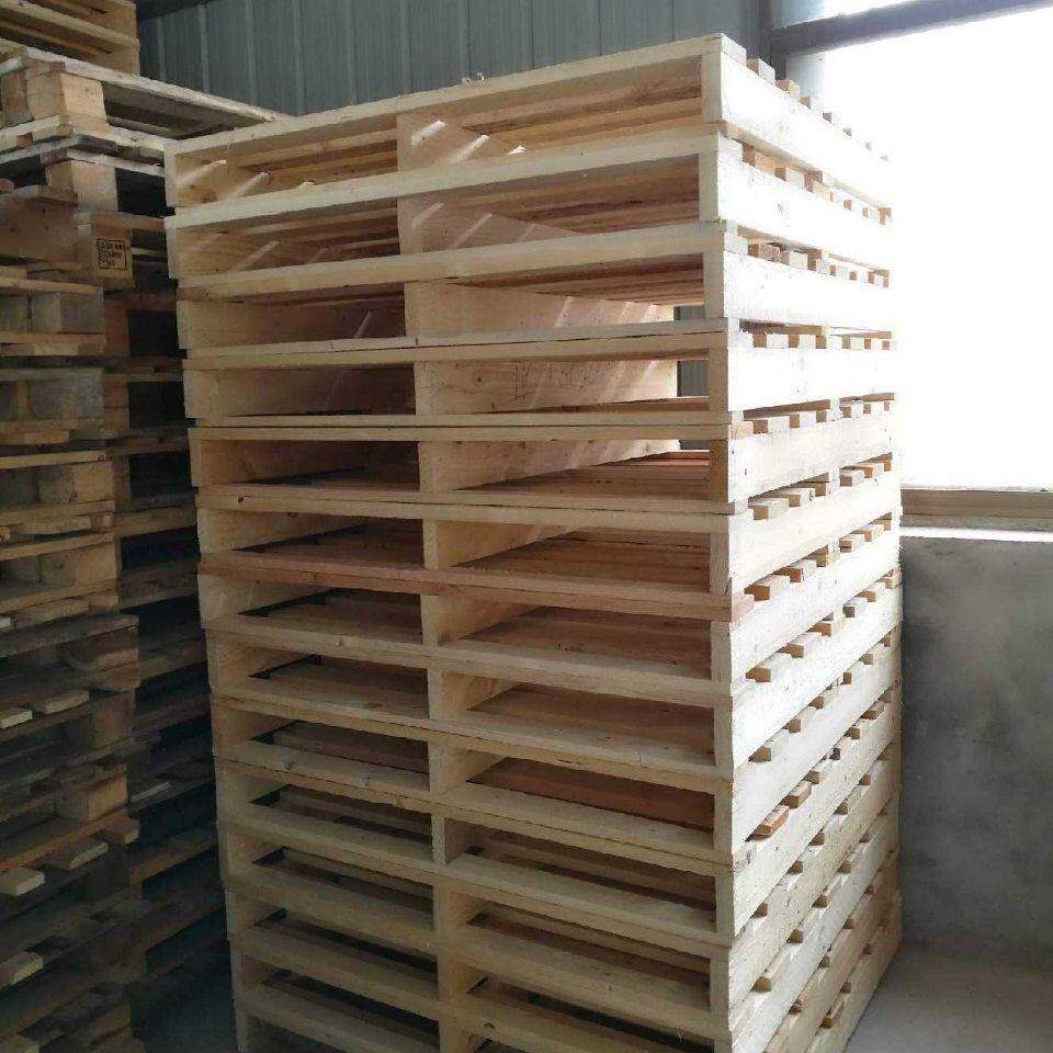 托盘木材叉车物流周转货架卡板实木仓储货架