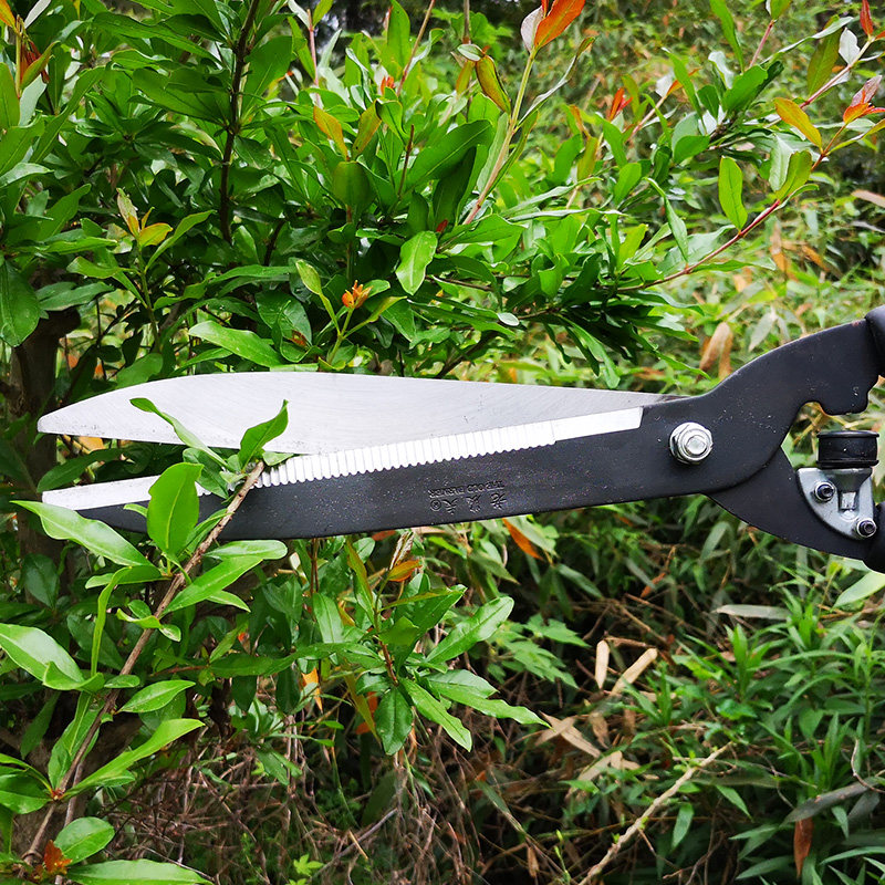 台湾老农夫园林修枝大剪刀草园艺工具大平剪大力枝剪绿篱剪篱笆剪