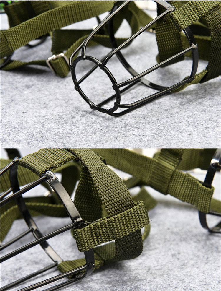 金属烤漆狗嘴套口罩笼子大中小型犬狗套子饮水透气嘴套