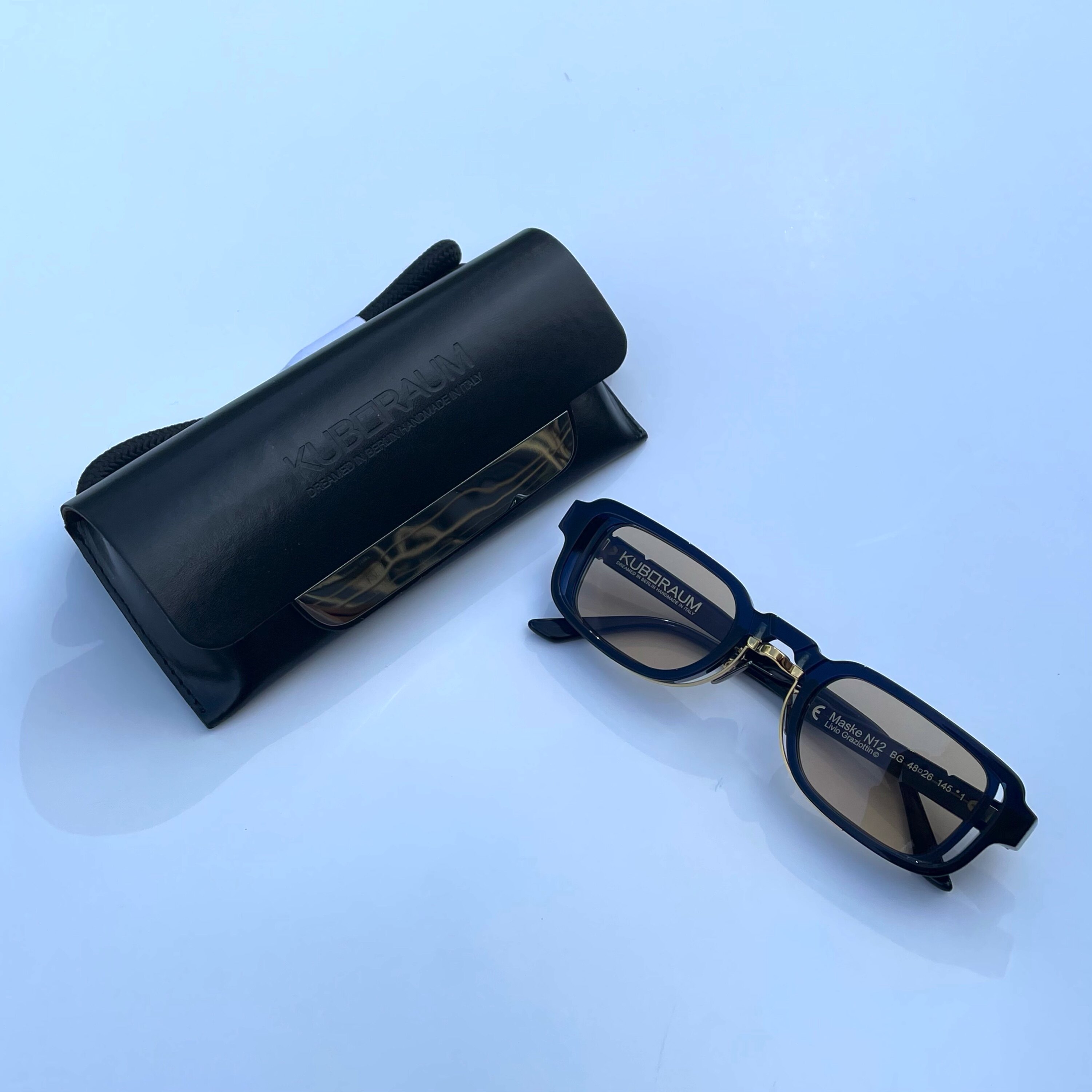 上野眼镜德国kuboraum新品n12长框个性时尚板材眼镜架