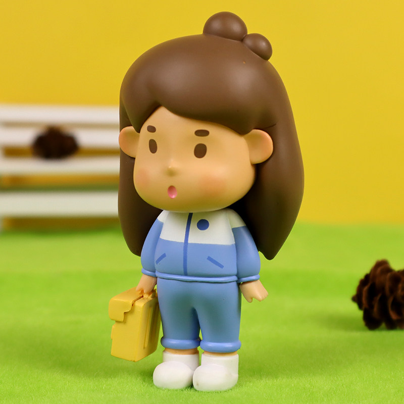 木子日常手办盲盒可爱卡通公仔桌面摆件潮流潮玩盲盒